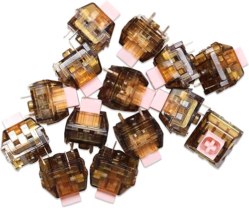 Miniatura 6 de Kailh Coco Pink Box V2 Switch RGB SMD Lineal 1.76 oz Interruptores para teclado mecánico mx vástago 5pin PC rosa POM (CocoPink S x70)