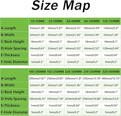 Miniatura 8 de LC LICTOP - Jaladera de lengüeta con borde para el dedo de estilo moderno, abridores de puertas, jaladeras de cajón, aluminio mate (6 piezas)