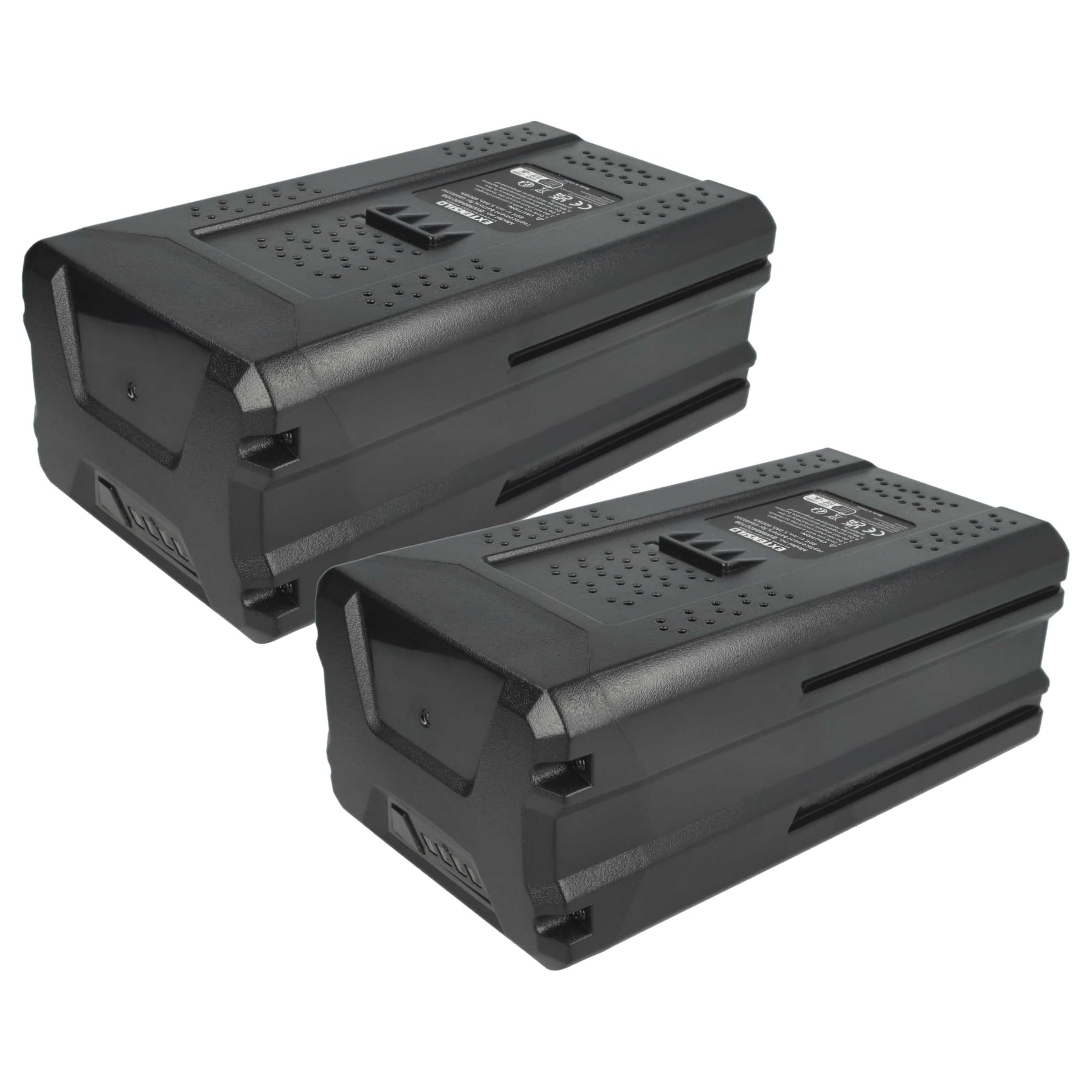 2x batteria sostituisce Stiga BT 80 Li 5.0, BT 80 Li 4.0, SBT 2580AE per attrezzo giardinaggio cesoie tagliasiepi 5Ah 80V Li-Ion
