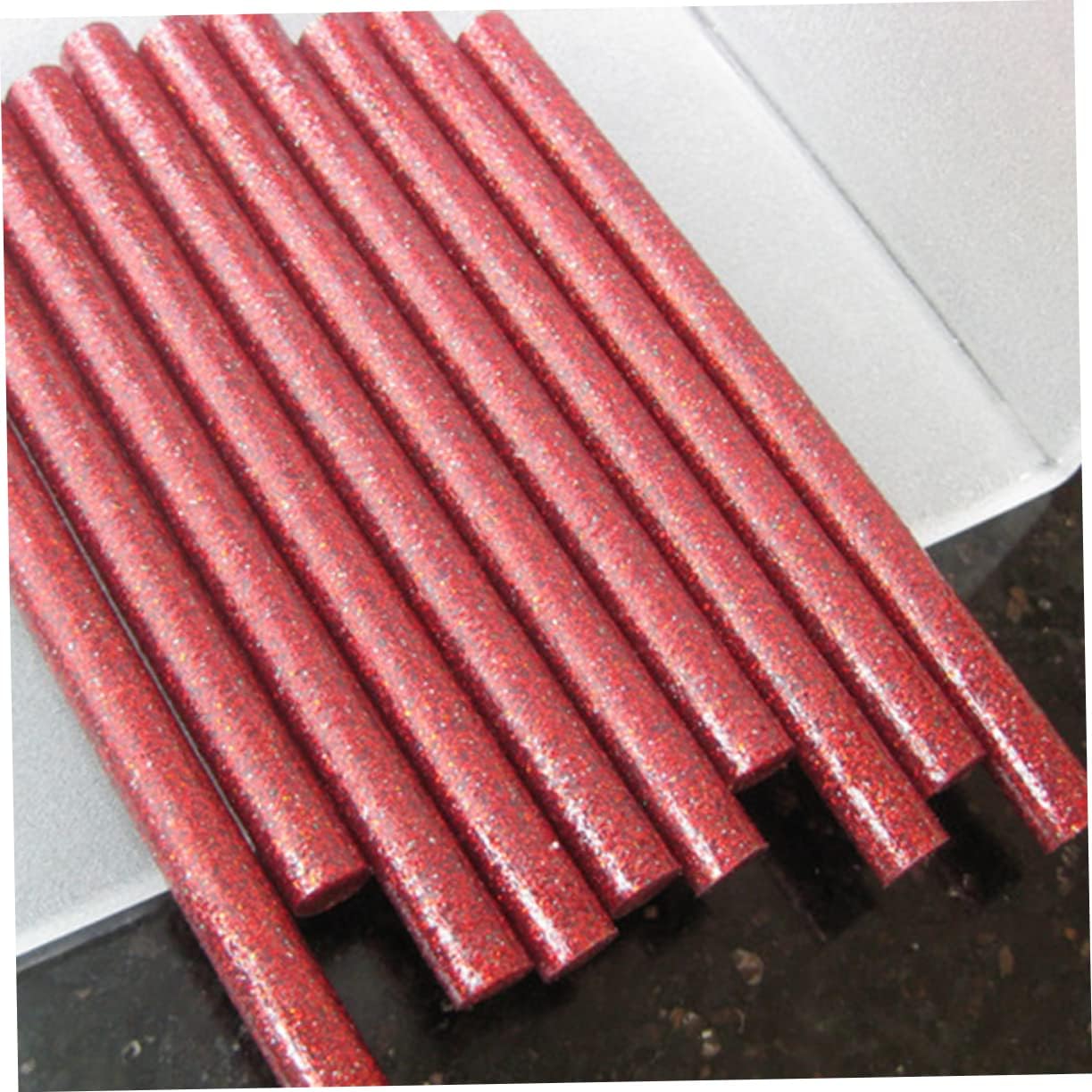 TEHAUX 50pcs Glue Sticks Colors Hot Melt Glue Sticks Strong Adhesive for School Projects