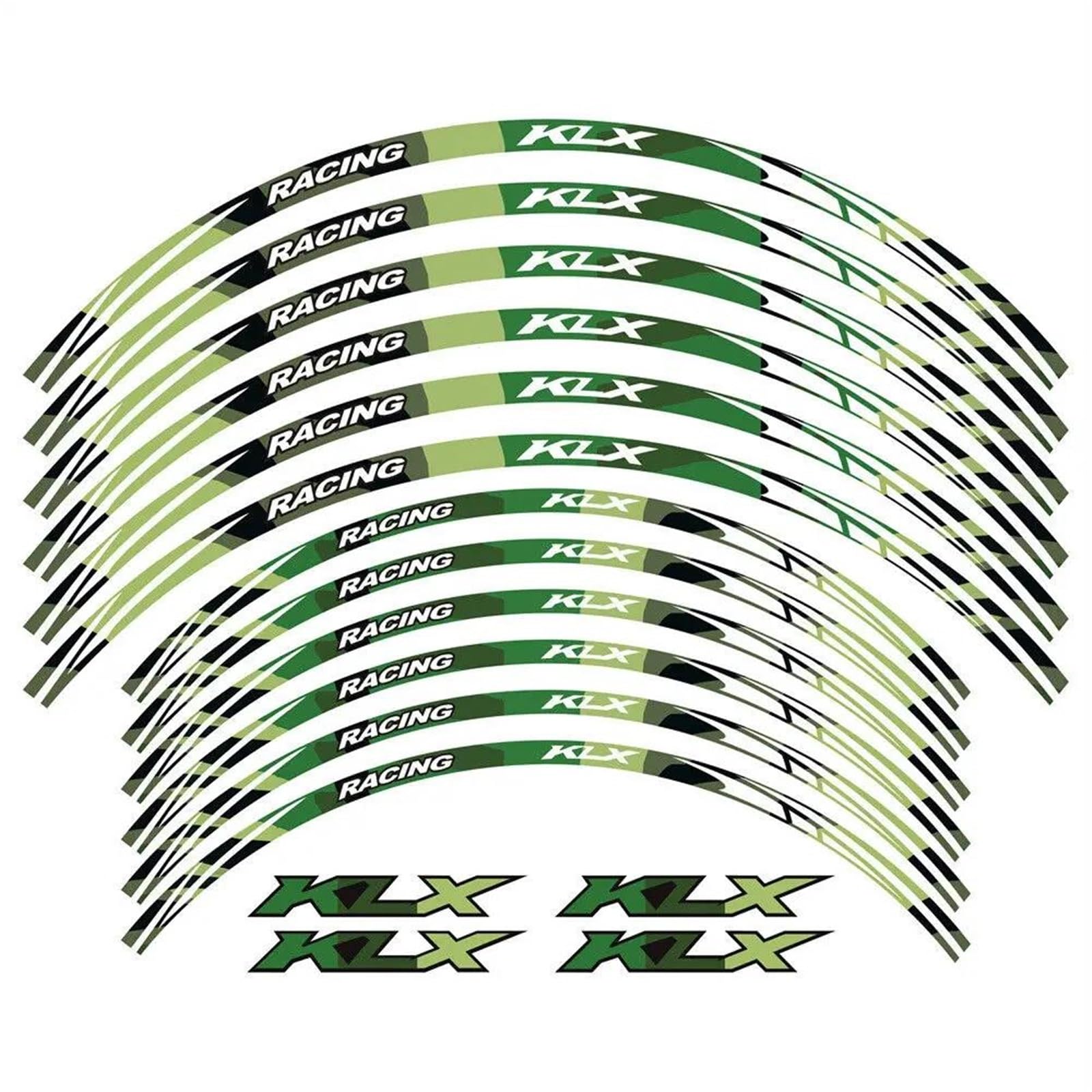 21 "18 Reflective Waterproof Wheel Decal Rim for KLX KLX230 KLX300 KXL-230R KXL 230S Kxl300r 230se