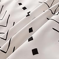 Vista 6 de Smoofy - Juego de edredón tamaño queen, tela suave con relleno de microfibra cepillada (1 edredón, 2 fundas de almohada)