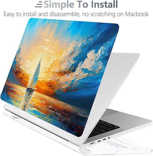 Miniatura 189 de Batianda Funda para MacBook Pro M4 de 16 pulgadas 2024 2023 2021 modelo A3403 A2991 con chip M3 M2 Pro/M1 Max, carcasa rígida de plástico