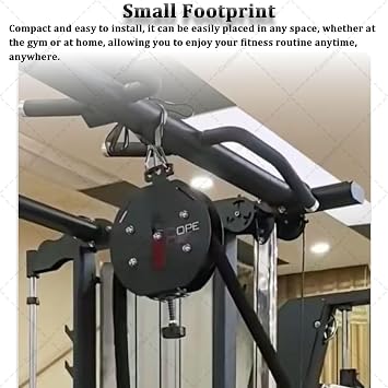 Cable Pulley System with Adjustable Resistance for Home Gym Exercise, Enhancing Grip Strength and Body Coordination