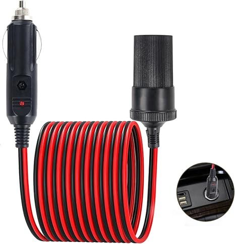 GTIWUNG 2PCS Spinotto Presa Accendisigari Auto 12V aschio Presa Accendisigari Adattatore con