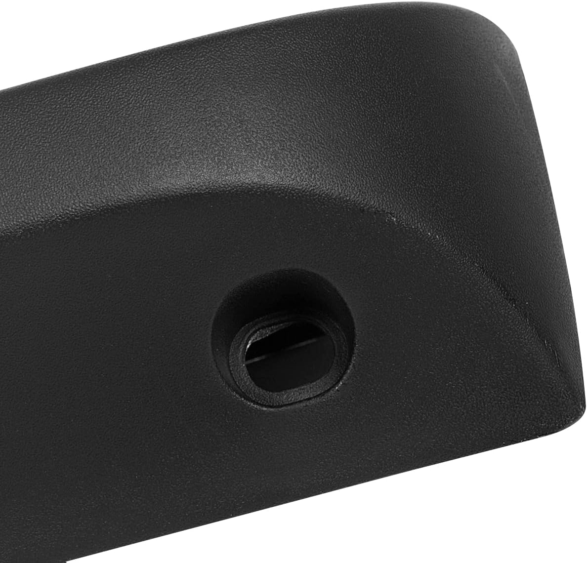 HECASA Tailgate Molding Cover Compatible with 2007-2014 Chevy GMC Silverado Sierra 1500 2500 3500 Replacement for 25844299 GM1904104 Tailgate Top Cap Spoiler Protector Painted Black (NN1344)