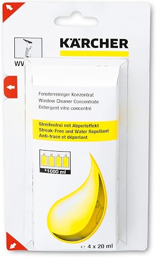 Kärcher Window Concentrate Cleaner 4 Pack of 20 ml