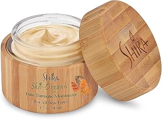 Shira Shir-Organic Turmeric Moisturizer With Vitamins B6 and C, Helpful For Anti Aging and Skin Elasticity