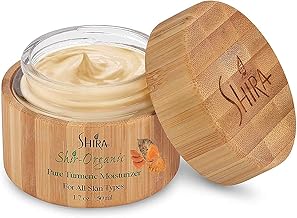 Shira Shir Turmeric Moisturizer - 15ml - Organic Anti-Aging Cream with Vitamins B6 & C, Improves Skin Elasticity, Reduces Acne Scars, Hydrating Facial Moisturizer for Radiant Skin, Natural Skincare