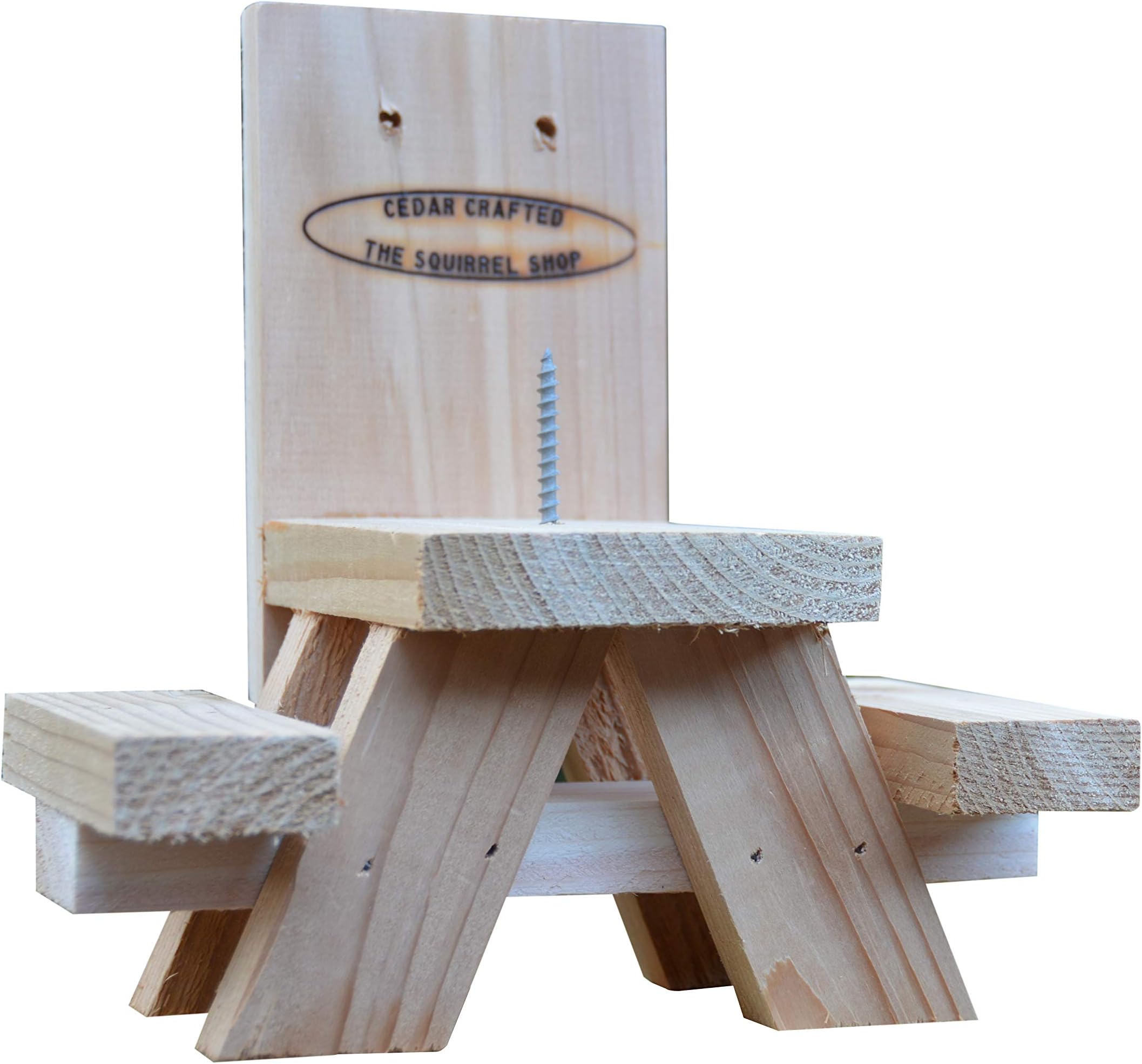 Picnic Table Squirrel Feeder