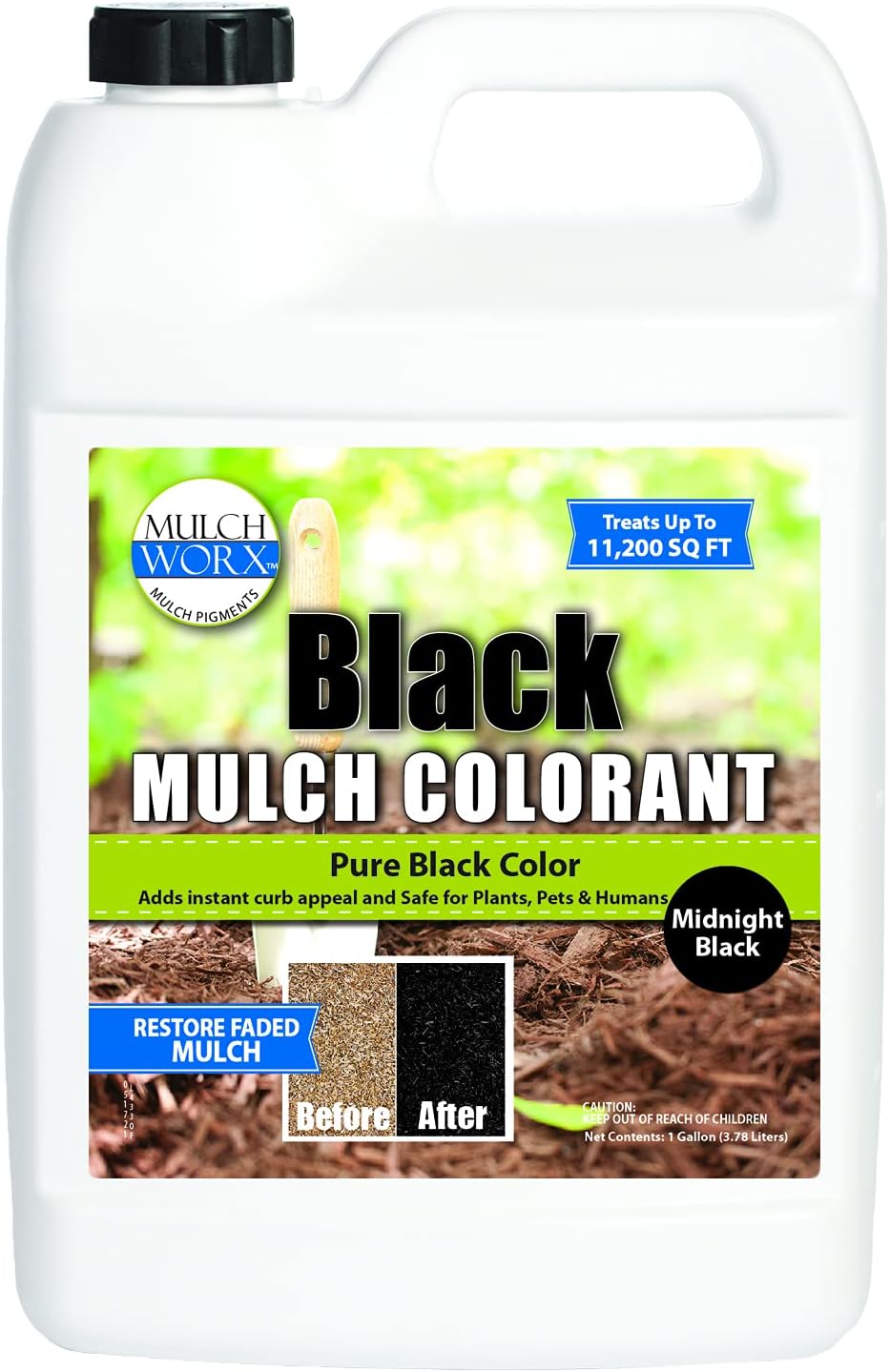 MulchWorx Black Mulch Color Concentrate Gallon Treats