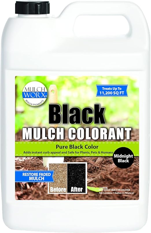 MulchWorx Black Mulch Color Concentrate Gallon Treats