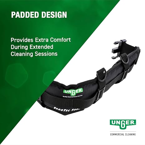 UNGER Commercial ErgoTec Belt Adjustable Length 32 to 50 Inches BSTBT