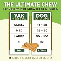 Vista 4 de EcoKind - Masticables para perros, queso de yak del Himalaya, golosinas naturales de primera calidad para perros, de larga duración, fácilmente
