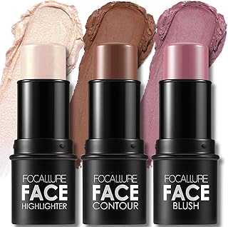 FOCALLURE 3 Piezas Barras de Contorno en Crem...