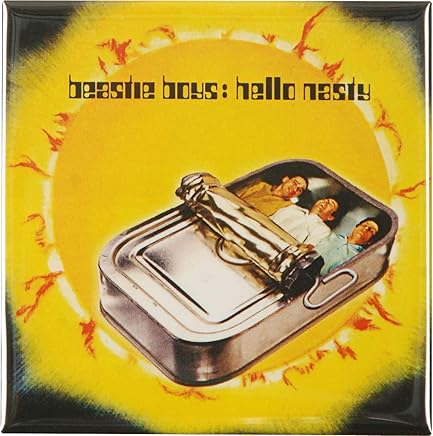 BEASTIE BOYS HELLO NASTY, Officially Licensed, 3" x 3" - Premium Quality Magnet AIMANT