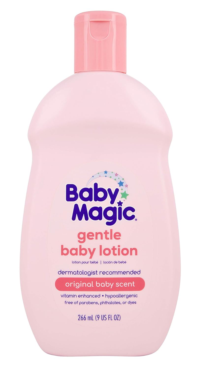 Baby Magic Gentle Baby Lotion Vitamins & Aloe, Original Baby Scent, 6 Count