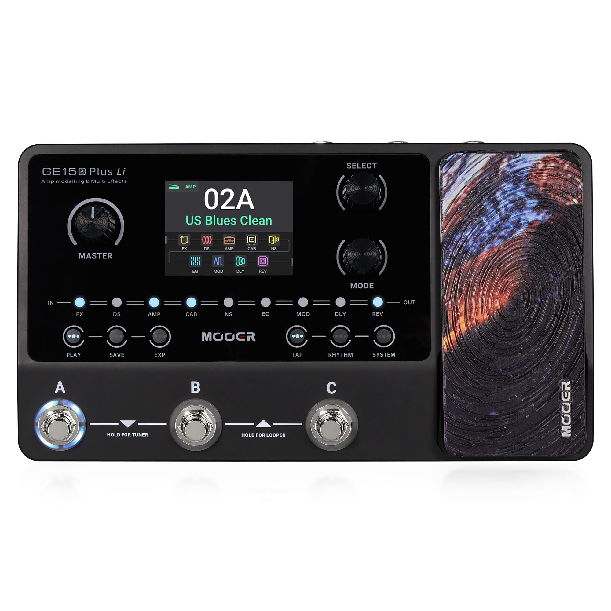 Amazon.com: MOOER GE150 Plus Li Portable Multi Effects Pedal