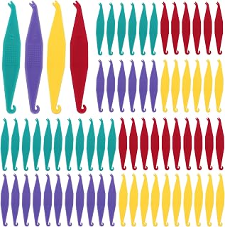 160PCS Colorful Braces Rubber Band Tool, Disposable Plastic Orthodontic Rubber Bands Tool Dental Elastic Rubber Bands Placers for Braces,Braces Removal KitBraces Rubber Bands Tool Braces Tools