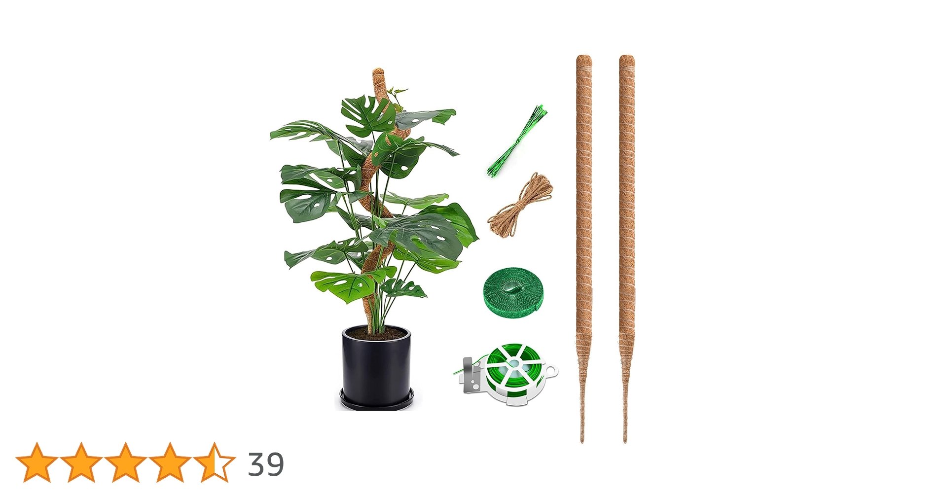 moss stick　sw58 Moss Pole 68 Inch, 6 Pack Plant Moss Pole for Plants Monstera
