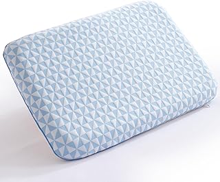 Flanhorest Ultradünnes Memory Foam Flaches Kissen - Kühlendes Bauchschläferkissen mit Abnehmbarer Waschbar Bezug, Nackenstützkissen für Rücken- & Bauchschläfer, 40x60x6cm