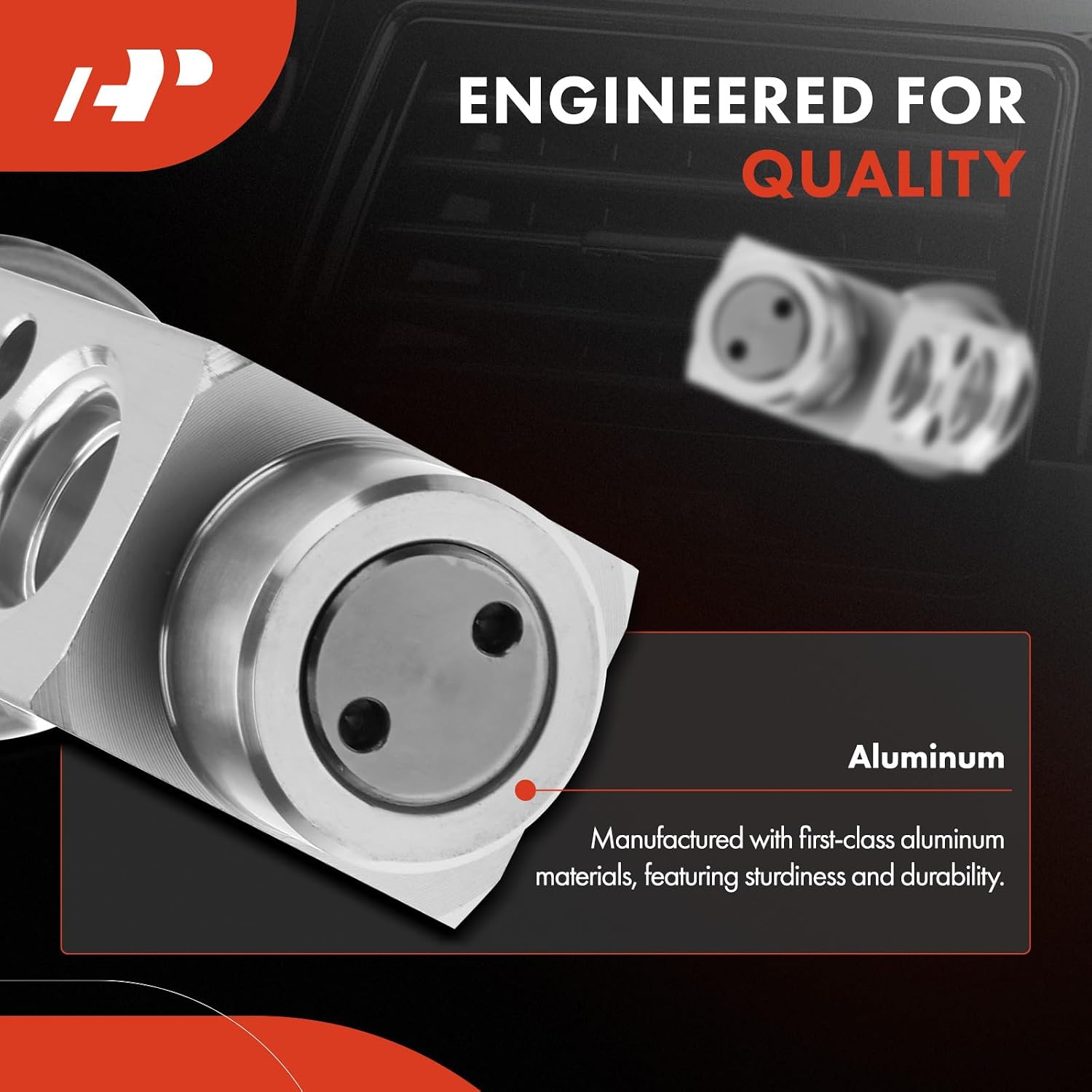 A-Premium AC Expansion Valve Compatible with Land Rover Range Rover 2003-2012, with Block Expansion Valve