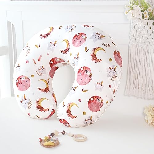 Miniatura 5 de Funda de almohada de lactancia para bebé, funda de almohada extraíble para lactancia, funda de almohada de lactancia para niños recién nacidos, tela