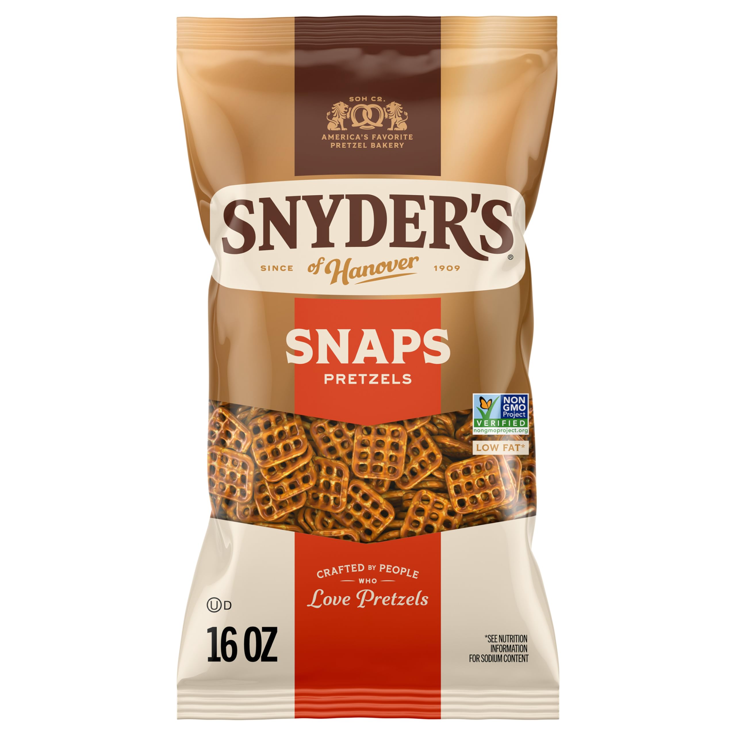 Snaps Pretzels, 16 Oz Bag