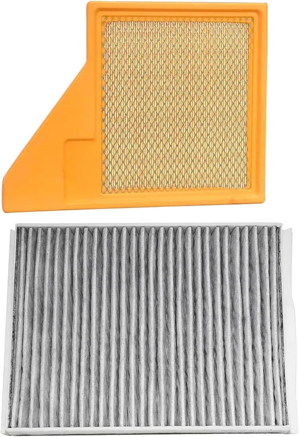 2-Pack Engine and Cabin Air Filter Set Compatible with Ford Mustang 2014-Present, 2.3T 5.0L Models, with Activated Carbon AR32-9601-B 224039 903261528