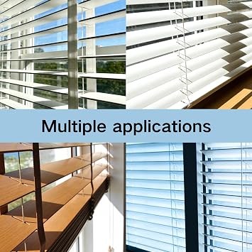 2Pcs Blinds Wand 17Inch Long White Vertical Window Blind