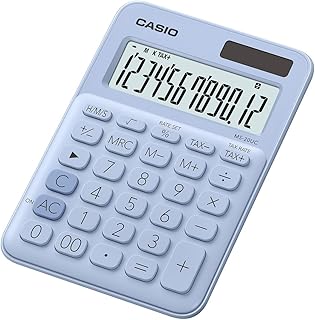 Casio MS-20UC-LB - Calculadora 2.3 x 10.5 x 14.95 cm, azul claro