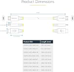 Câble HDMI Premium Certifié Haute Vitesse StarTech.com 6ft (1.8m), 4K 60Hz/1440p 144Hz, 18Gbps, Cordon HDMI UHD 2.0, Housse TPE | Mode Alternatif DP 1.2, Audio 7.1ch, HDCP 2.2/1.4, Compatible Thunderbolt 3, 3840 x 2160, Puce Intégrée