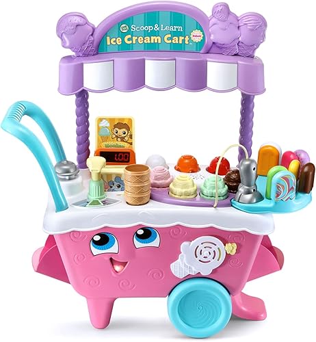 LeapFrog Scoop and Learn - Carrito de helado de lujo embalaje sin frustración color rosa
