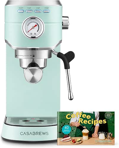 CASABREWS CM5418 Espresso Machine 20 Bar, Compact Espresso Maker with