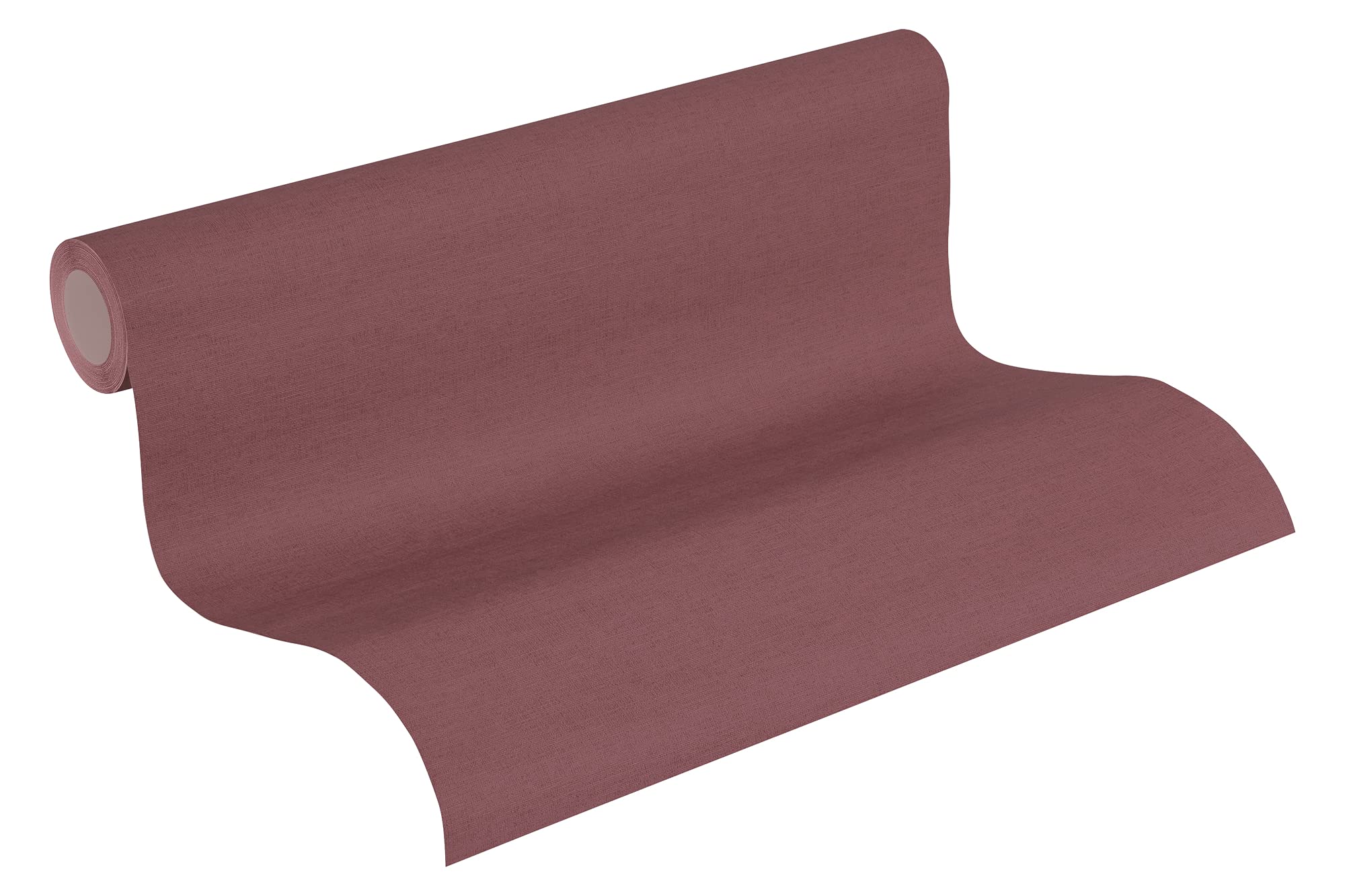 Papel pintado tejido no tejido para tapar grietas fácilmente con rollo lila liso de 10 metros