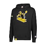 Ultra Game Mens NFL Official Super Soft Throwback Hoodie Sweatshirt, Pittsburgh Steelers, Thorwback, Large