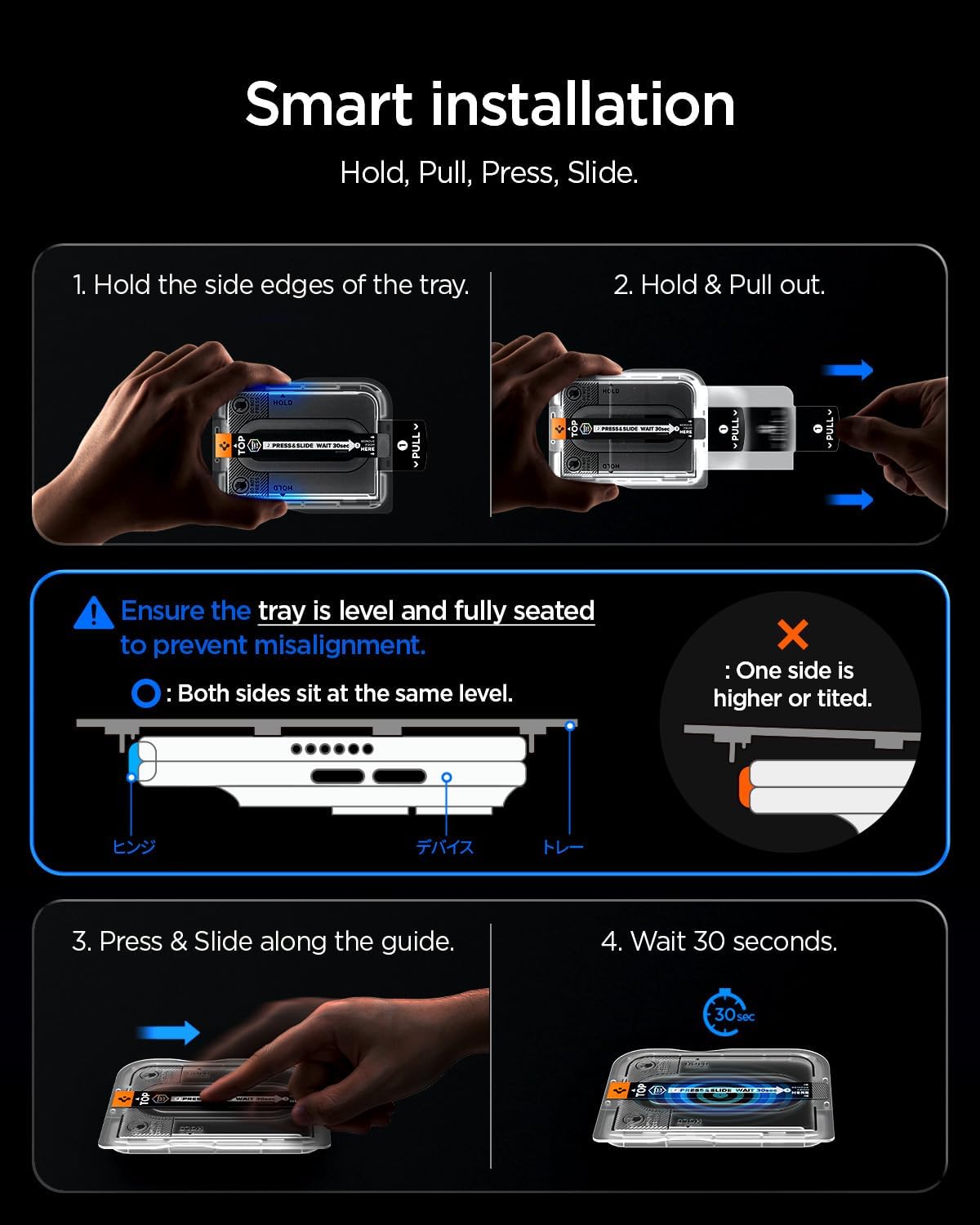 Spigen GlasTR EZ FIT Pro Privacy Screen Protector for iPhone Duo image 4