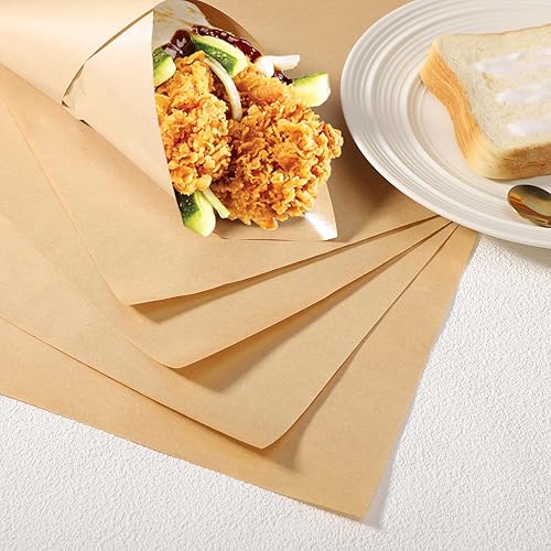 Miniatura 5 de EUSOAR Papel de carnicero para servicio de alimentos, 200 hojas de papel de embalaje de jabón de 11.6 x 11.2 pulgadas, envolturas de sándwich