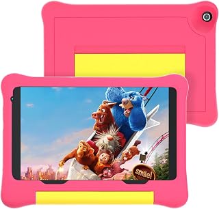 8 inch Kids Tablet,Android 11 HD Display Tablet for Kids,Toddler Tablet with Parental Control,2GB RAM+32GB,Kid-Proof Case,Pink