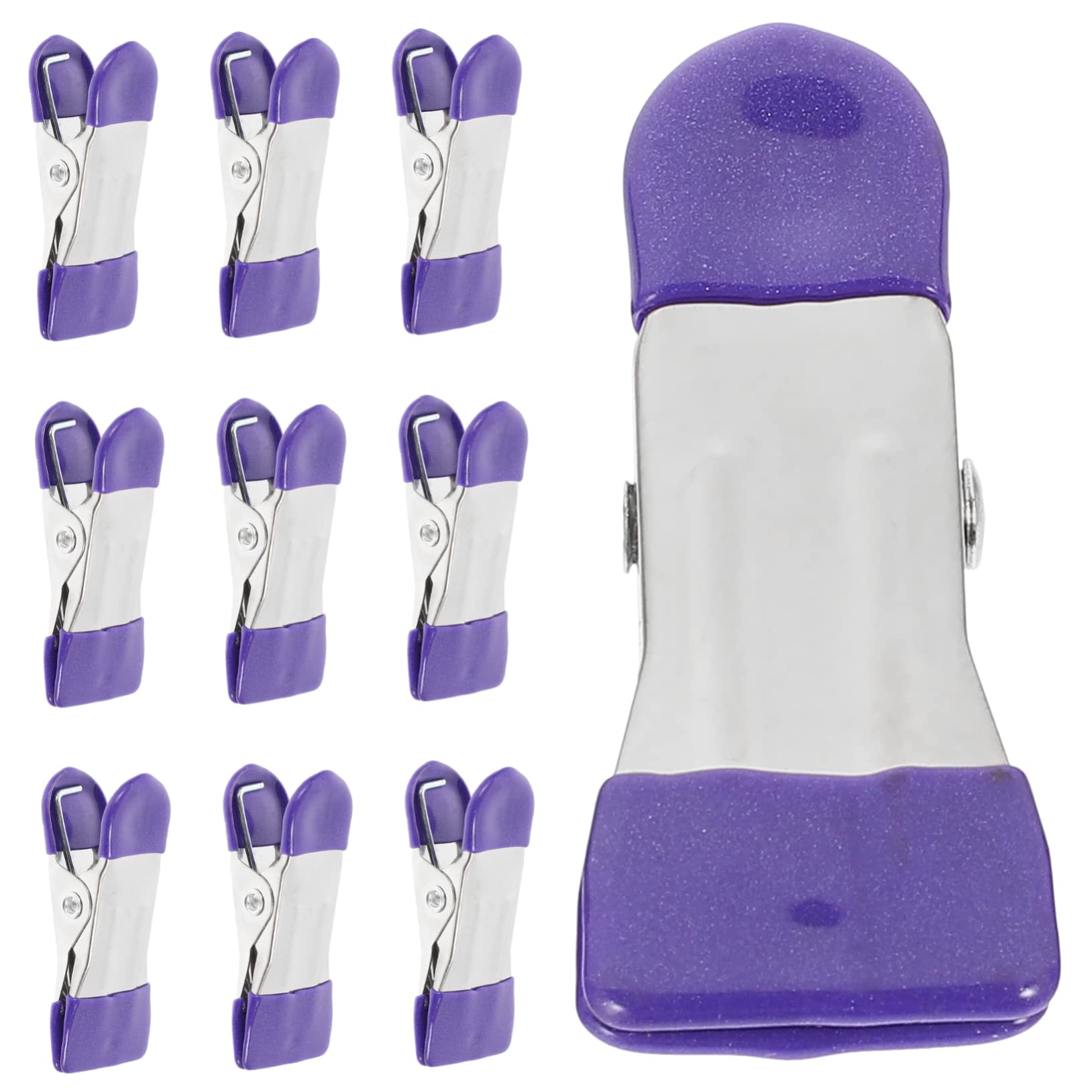 Alipis 3 Set Di Mollette Per Bucato Clip Per Sacchetti Di Snack Clip Per Confezioni Di Cibo Antivento Per Trapunte Domestiche Robuste Per Appendere Il Bucato 10 Pezzi*3
