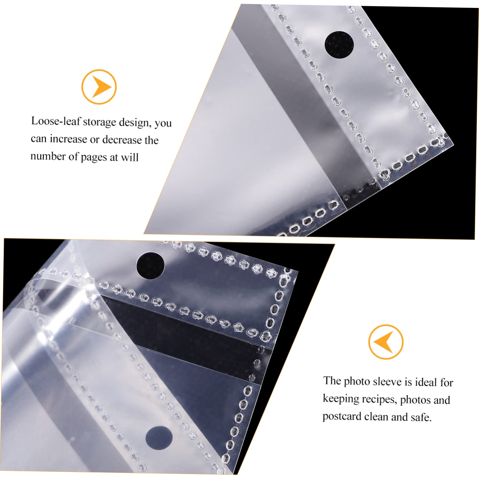 OSOLADY 3sets Album Refill Pages Photo Refill Pages 5 Inch Photo Album Sticky Sheets Perfect for DIY Scrapbooks 20pcs*3