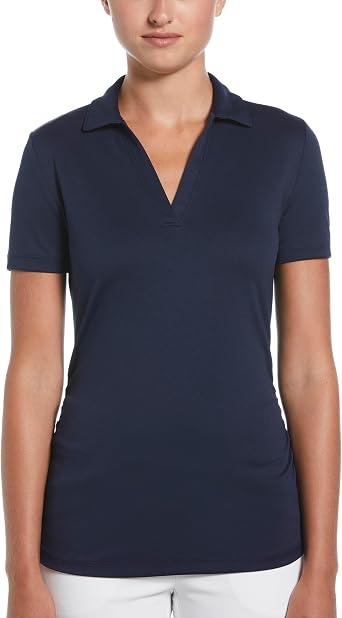 Grand Slam Womens Solid Short Sleeve Golf Polo