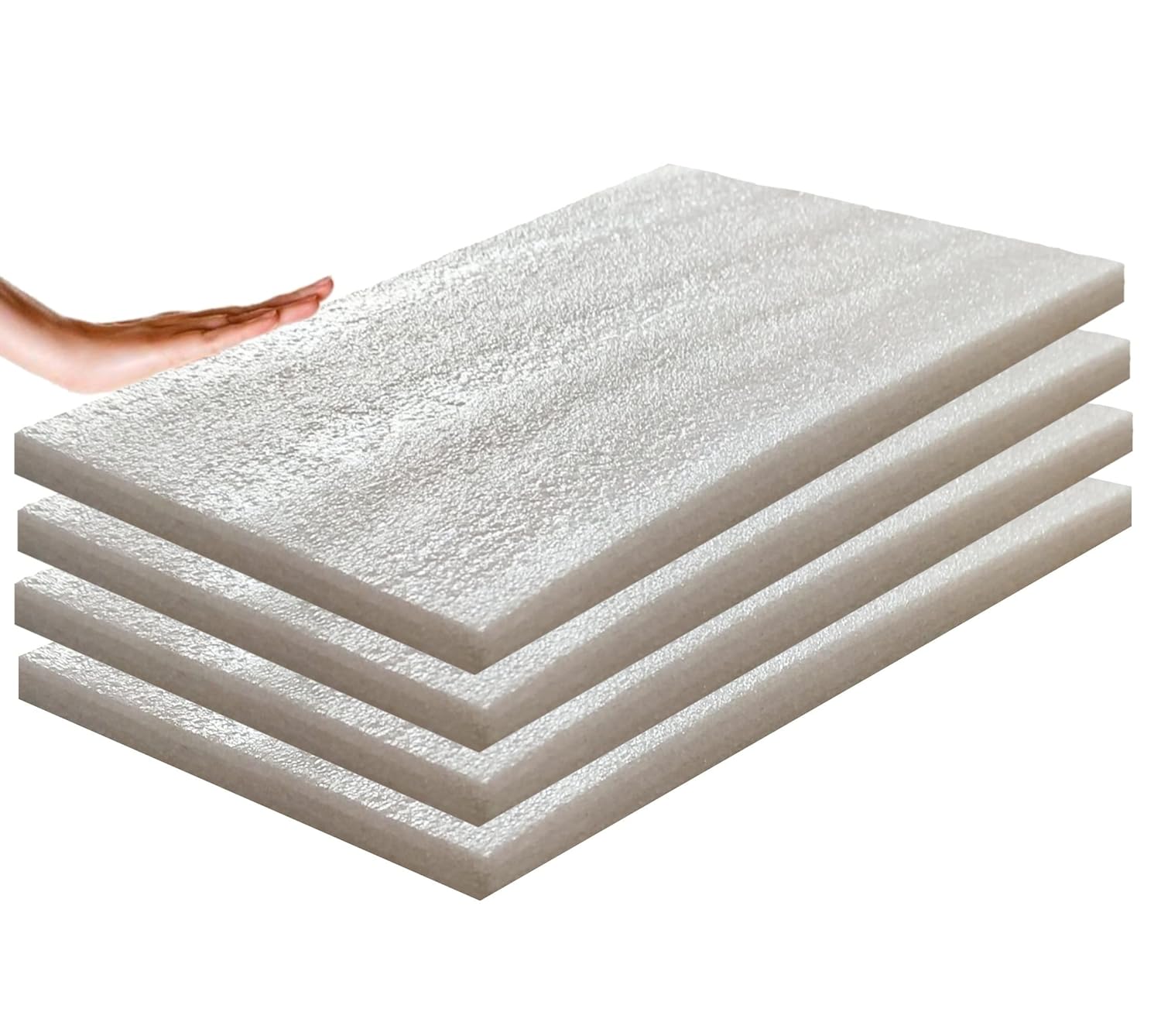 STYLELABS EP EPE Foam Sheet 20 MM Thickness 2X1 Feet Size, Set of 4
