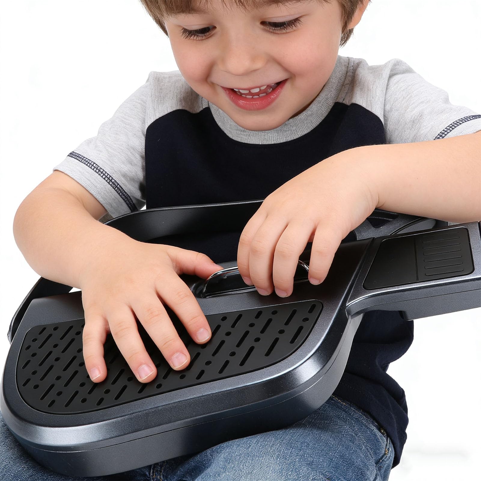 Chitarra per Bambini, Chitarra Elettronica Pieghevole Senza Corde con Regolazione Automatica del Tono, Tecnologia di Accordatura Intelligente Integrata, per Principianti Ragazze Ragazzi di 3