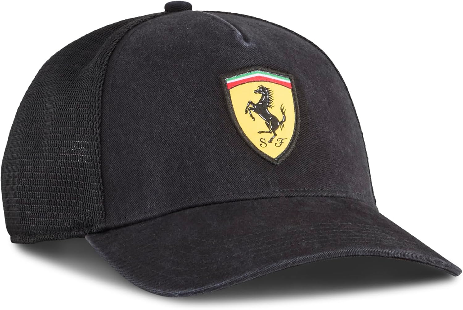 PUMA Mens Scuderia Ferrari Trucker Cap Casual - Black