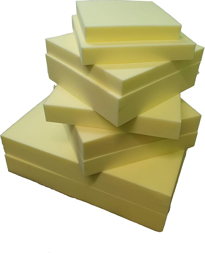 Cloe' Louis Memory Foam Sheet Offcut cut to Size High Density Cushion
