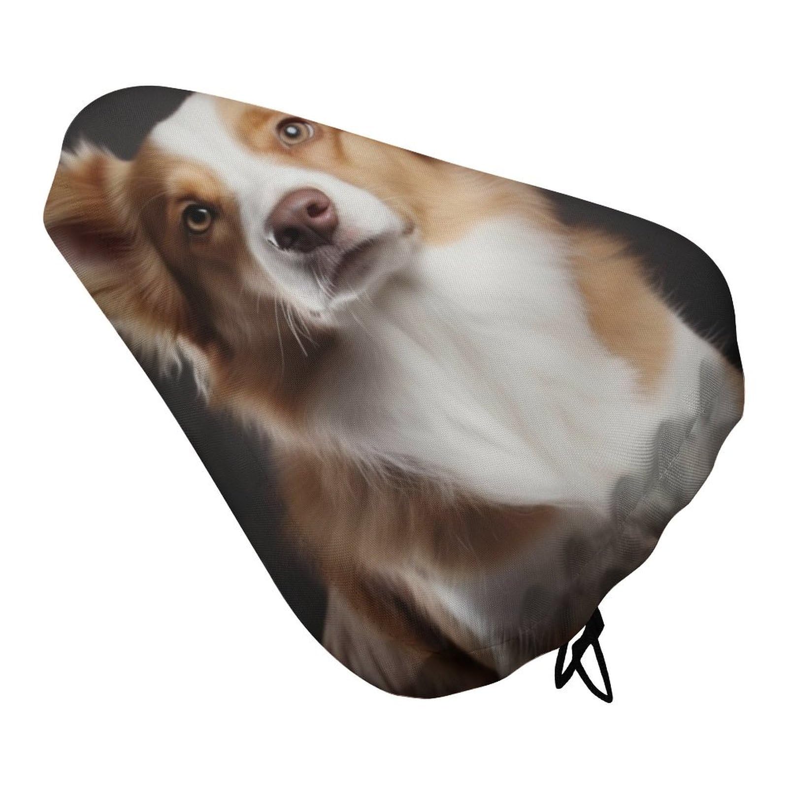 Dog Bike Seat Cover for Men Women, Waterproof & Dustproof Bike Seat Cushion with Drawstring, Adjustable Bicycle Saddle Cover for Or Rain & Sun Protection