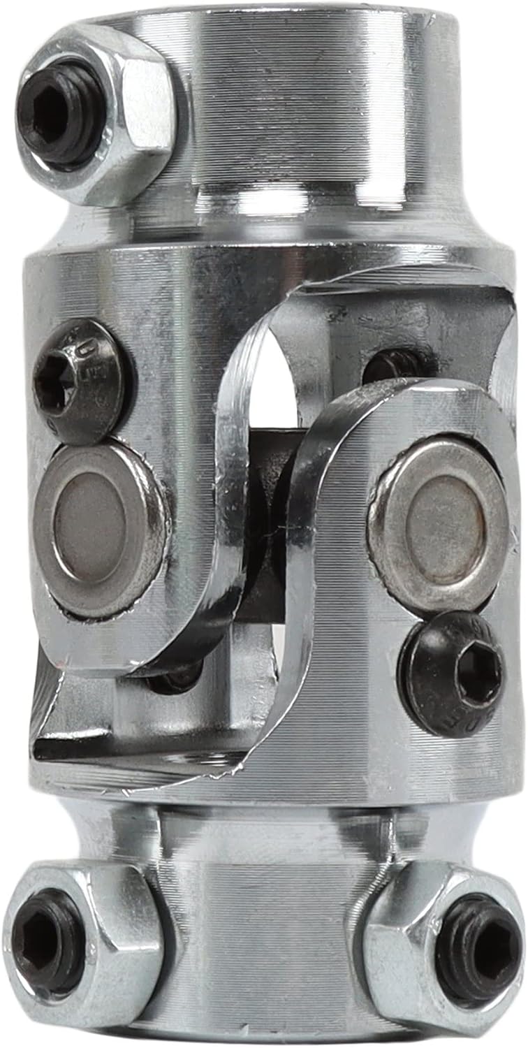 for Ford Triangle x 3/4" DD Chrome Steering Shaft U-Joint Street Rod Hot Rod OE#UJ015 POL