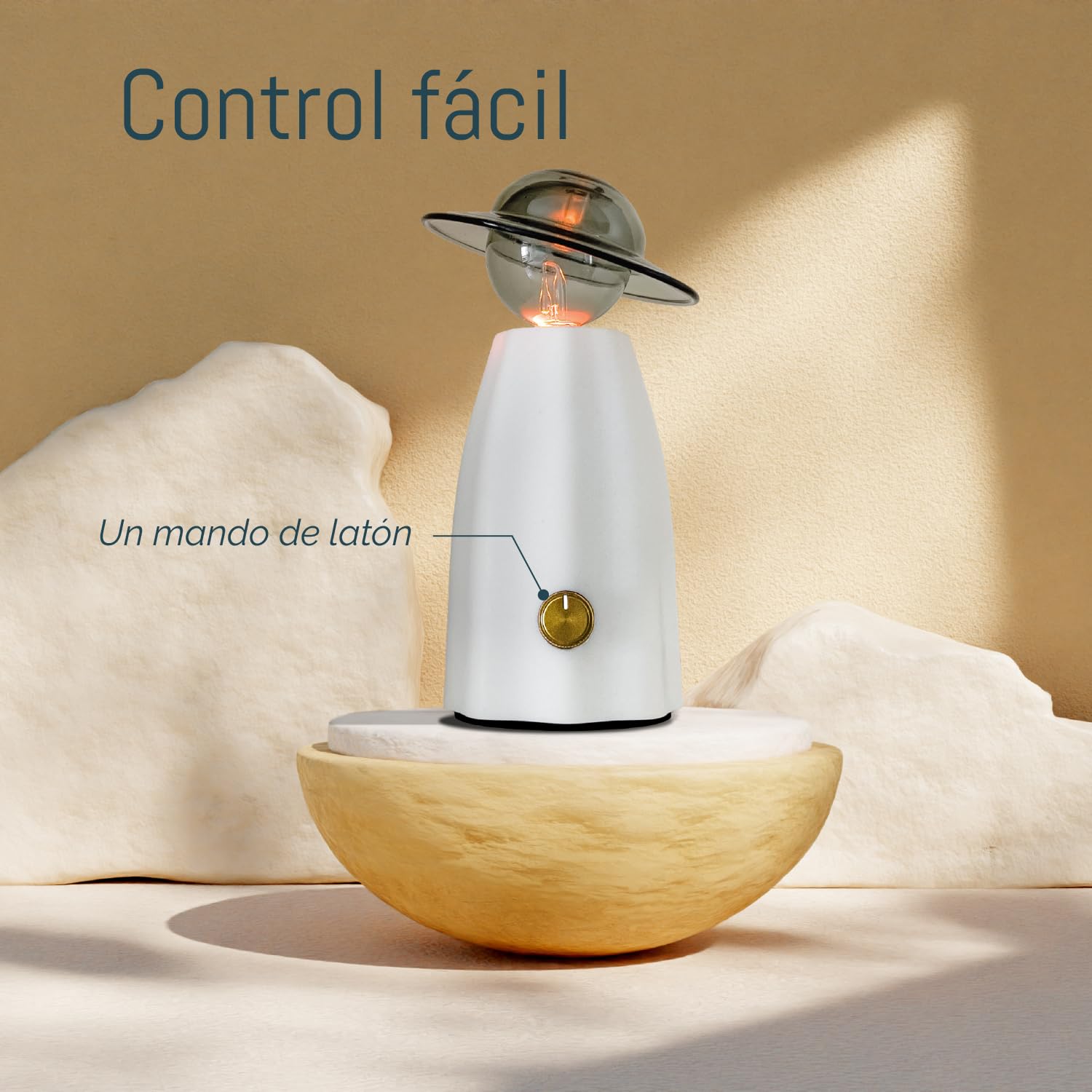 Scarecrow Difusor de Aceites Esenciales de Vidrio para Aromaterapia, Difusor de Aromas Sin Agua, Nebulizador Inalámbrico Recargable, Apagado Auto y Ultra Silencioso, Compatible con Aceites Aromáticos