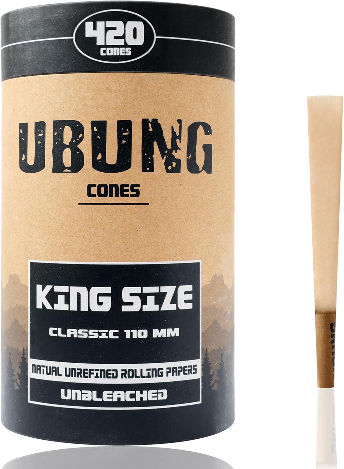 UBUNG cones Premium Version 420 Pack Brown king size pre rolled